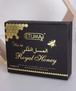 اطلب Etumax ايتوماكس: العسل الملكي الماليزي الفضي للرجال 12 ظرف