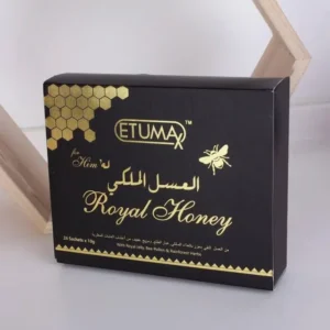اطلب Etumax ايتوماكس: العسل الملكي الماليزي الفضي للرجال 12 ظرف