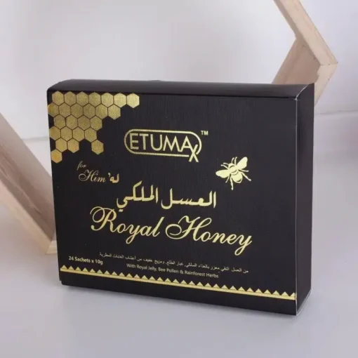 اطلب Etumax ايتوماكس: العسل الملكي الماليزي الفضي للرجال 12 ظرف