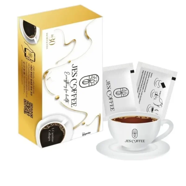 ⁦قهوة كولاجين وإل كارنتين The Gigante Jes Coffee عبوة 30 كيس لإنقاص الوزن⁩ - الصورة ⁦2⁩