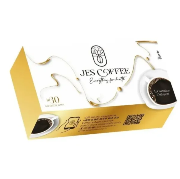 قهوة كولاجين وإل كارنتين The Gigante Jes Coffee عبوة 30 كيس لإنقاص الوزن