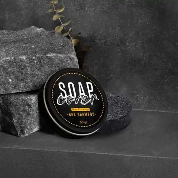 ⁦صابون الشيب Soap cover سوب كوفر 50 جرام | أفضل طريقة للتخلص من الشيب⁩ - الصورة ⁦2⁩