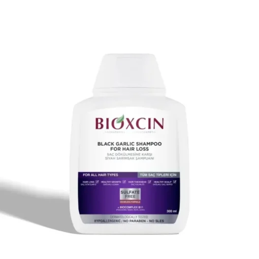 ٣ عبوات من شامبو الثوم الأسود التركي بيوكسين – 300 مل | Bioxcin