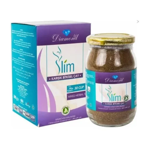 شاي دايموند للتخسيس – 30 كيس شاي لحرق الدهون وتنحيف آمن خلال 45 يومًا | Diamond Life Slim