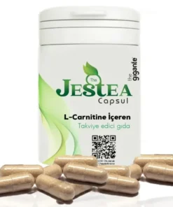 كبسولات تخسيس Jestea مع إل-كارنتين لخسارة الوزن بفعالية خلال شهر واحد – عبوة تحتوي على 30 كبسولة